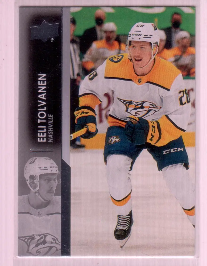 2021-22 Upper Deck Series 1 Base #106 Eeli Tolvanen - Nashville Predators