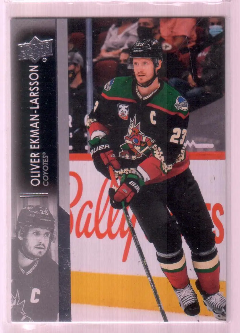 2021-22 Upper Deck Series 1 Base #9 Oliver Ekman-Larsson - Arizona Coyotes