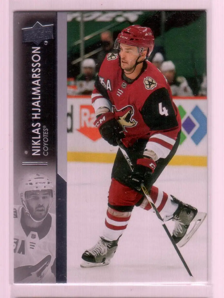 2021-22 Upper Deck Series 1 Base #10 Niklas Hjalmarsson - Arizona Coyotes