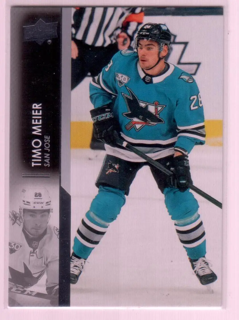 2021-22 Upper Deck Series 1 Base #152 Timo Meier - San Jose Sharks