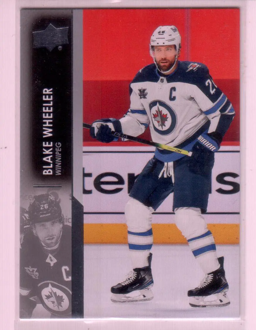 2021-22 Upper Deck Series 1 Base #198 Blake Wheeler - Winnipeg Jets