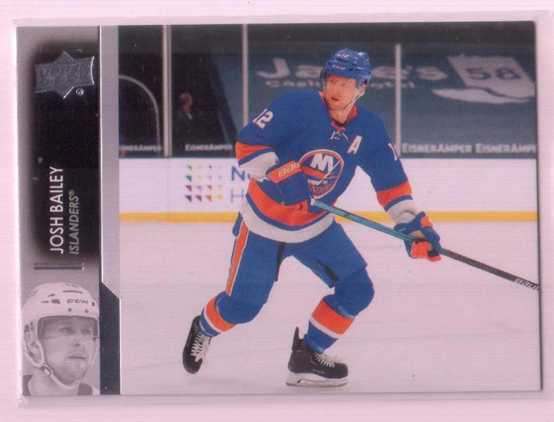 2021-22 Upper Deck Series 1 Base #113 Josh Bailey - New York Islanders