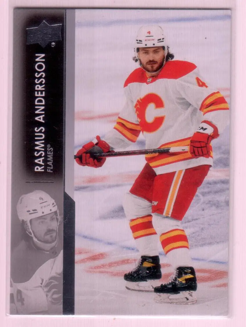2021-22 Upper Deck Series 1 Base #26 Rasmus Andersson - Calgary Flames