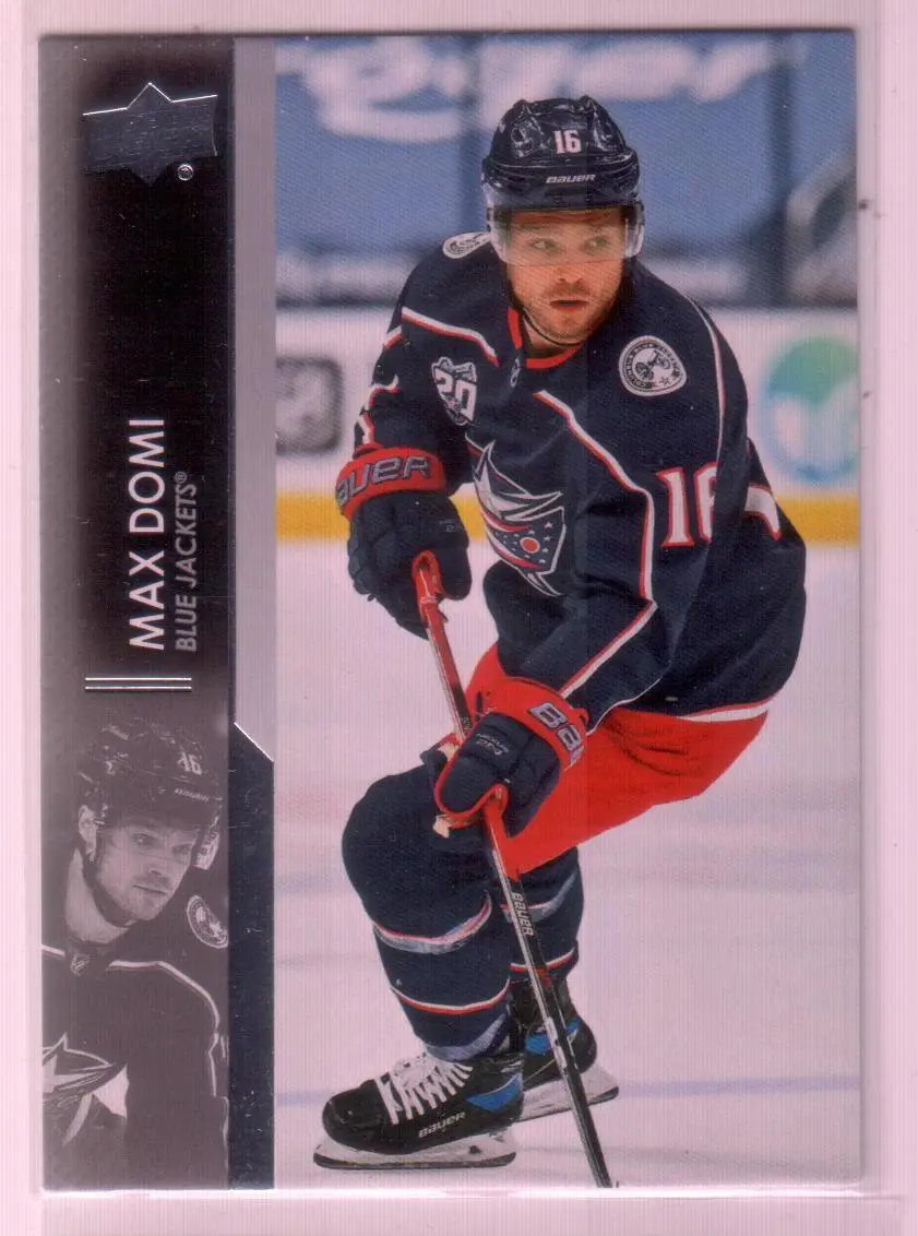 2021-22 Upper Deck Series 1 Base #52 Max Domi - Columbus Blue Jackets