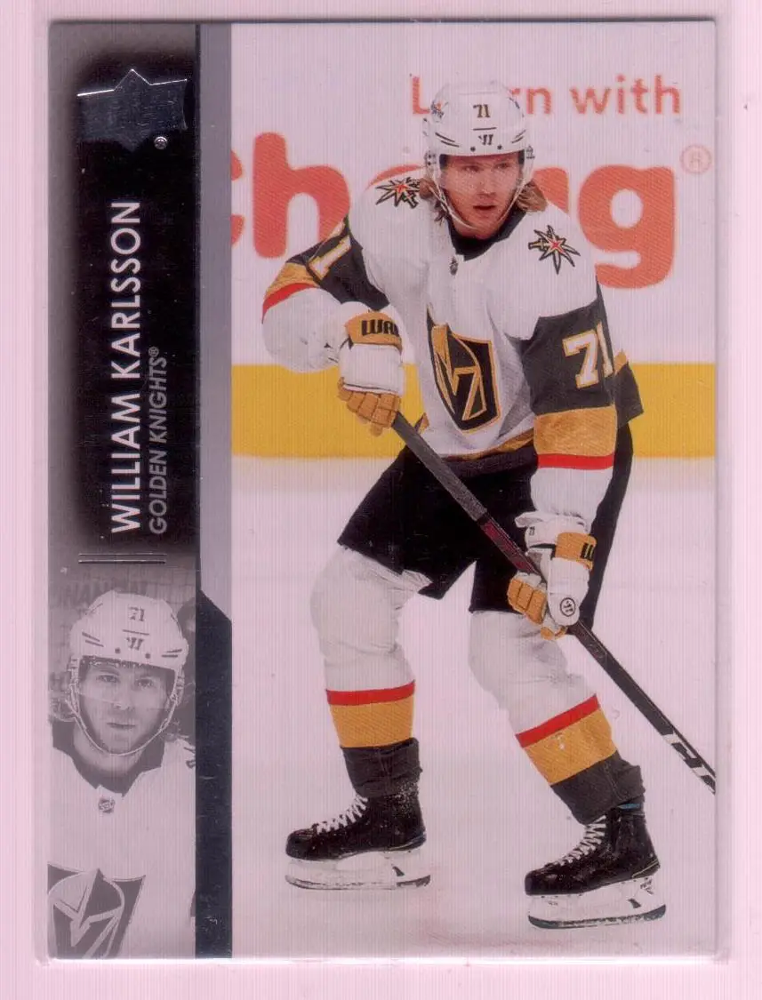 2021-22 Upper Deck Series 1 Base #182 William Karlsson - Vegas Golden Knights