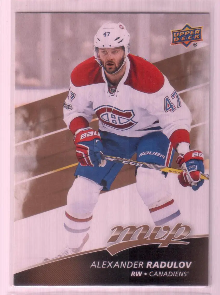 2017-18 Upper Deck MVP - [Base] #97 - Alexander Radulov-Montreal Canadiens