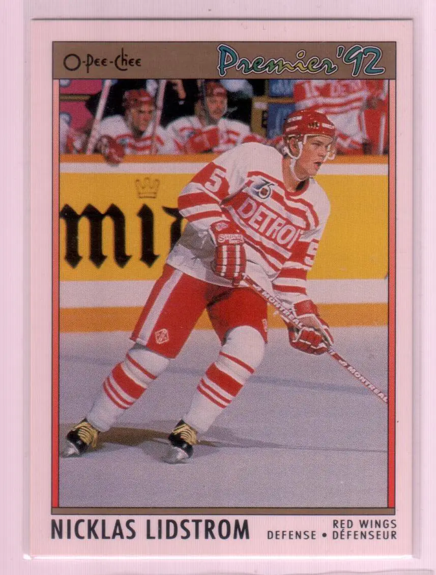 1991-92 OPC Premier #117 Nicklas Lidstrom RC