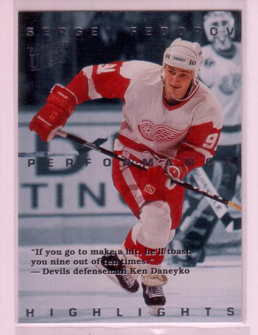 1994-95 Ultra Sergei Fedorov #7 Sergei Fedorov