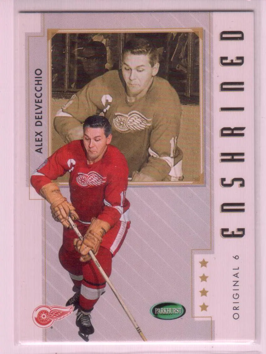 2003-04 Parkhurst Original Six Detroit #82 Alex Delvecchio E