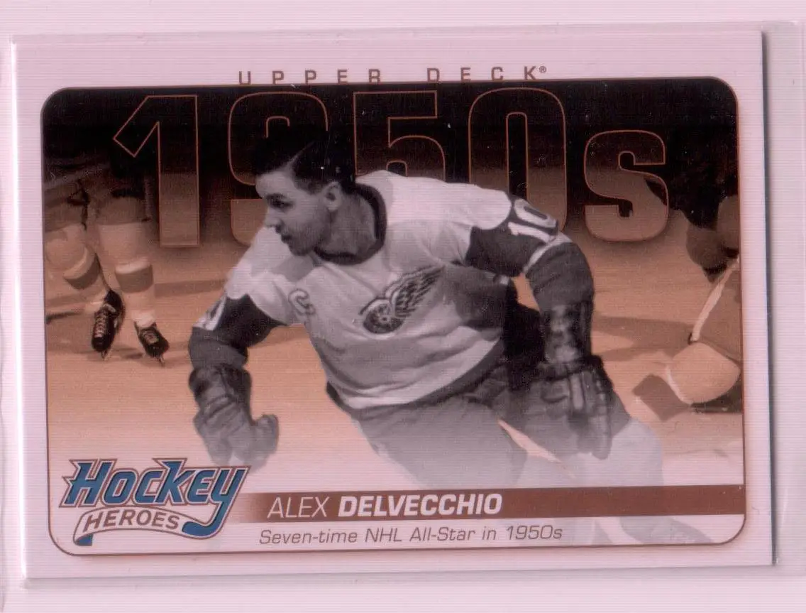 2011-12 Upper Deck Hockey Heroes #HH7 Alex Delvecchio