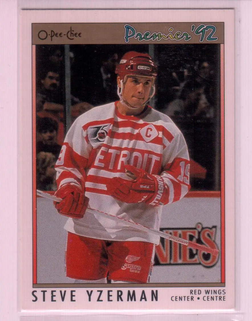1991-92 OPC Premier #73 Steve Yzerman