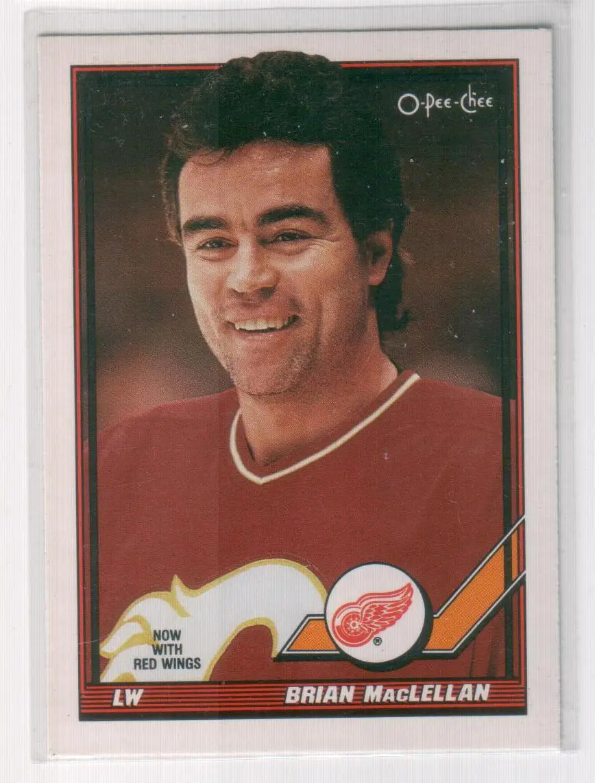 1991-92 O-Pee-Chee #50 Brian MacLellan