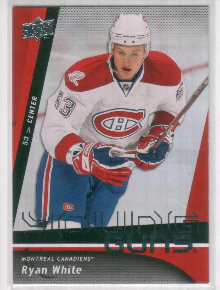 2009-10 Upper Deck #473 Ryan White YG RC