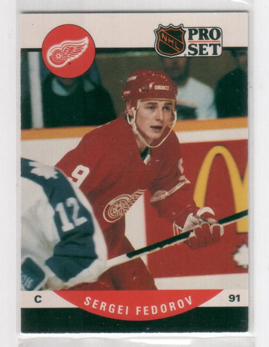 1990-91 Pro Set #604 Sergei Fedorov RC