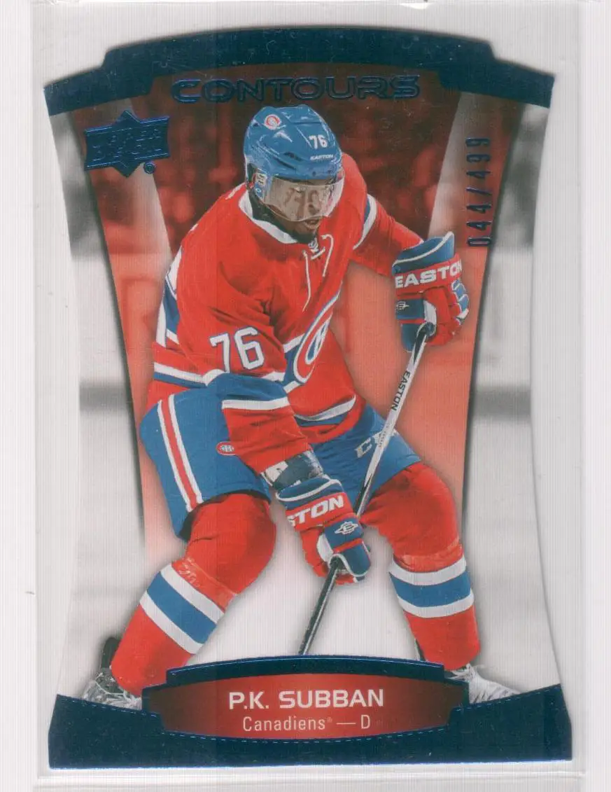 2015-16 Upper Deck Contours Blue #35 P.K. Subban