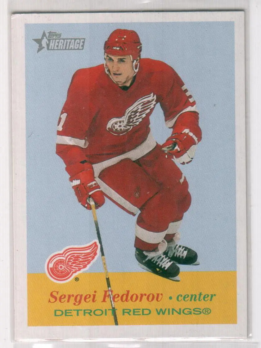 2001-02 Topps Heritage #44 Sergei Fedorov