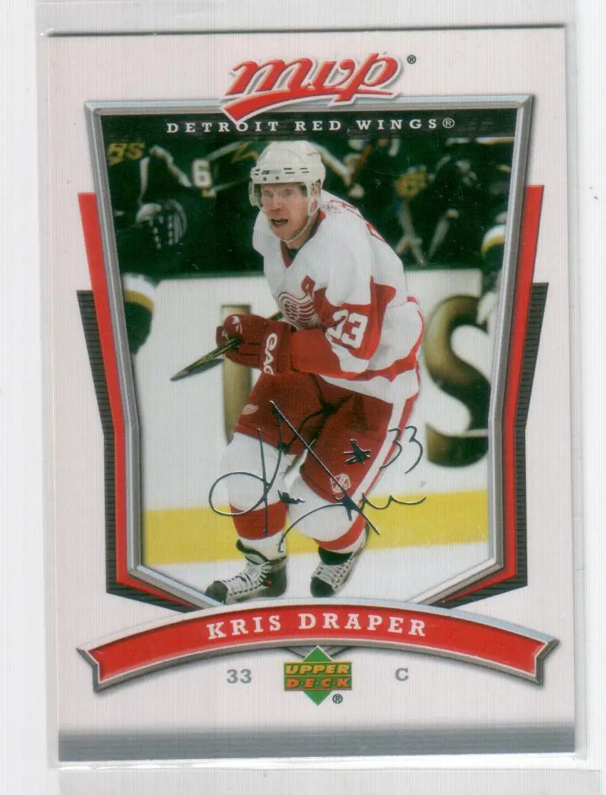 2007-08 Upper Deck MVP #237 Kris Draper