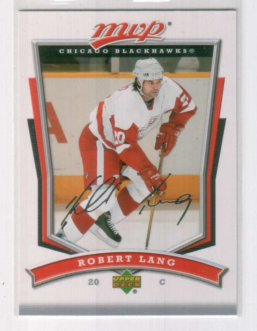 2007-08 Upper Deck MVP #232 Robert Lang