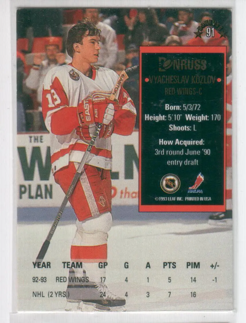 1993-94 Donruss #91 Slava Kozlov 1