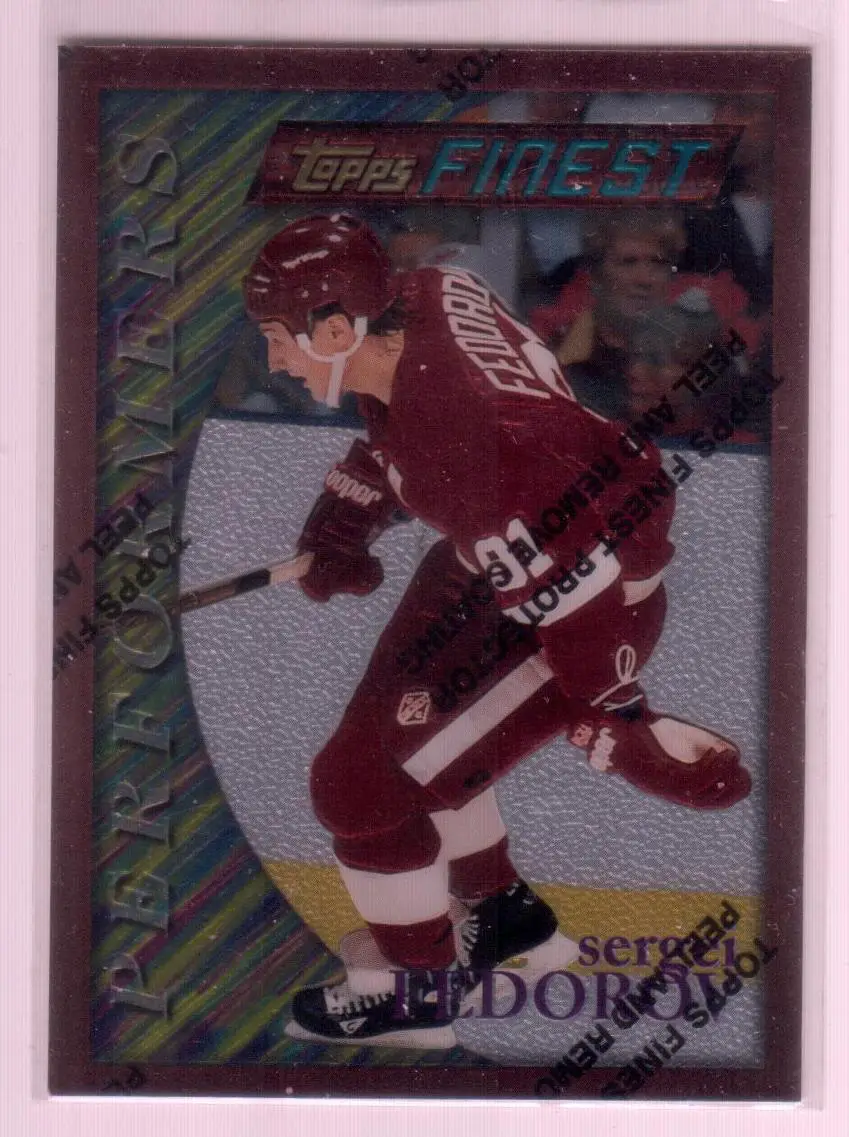 1995-96 Finest #186 Sergei Fedorov B