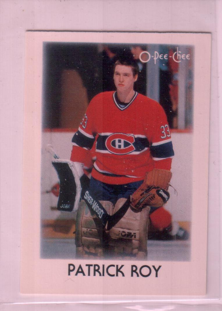 1987-88 O-Pee-Chee Minis #36 Patrick Roy