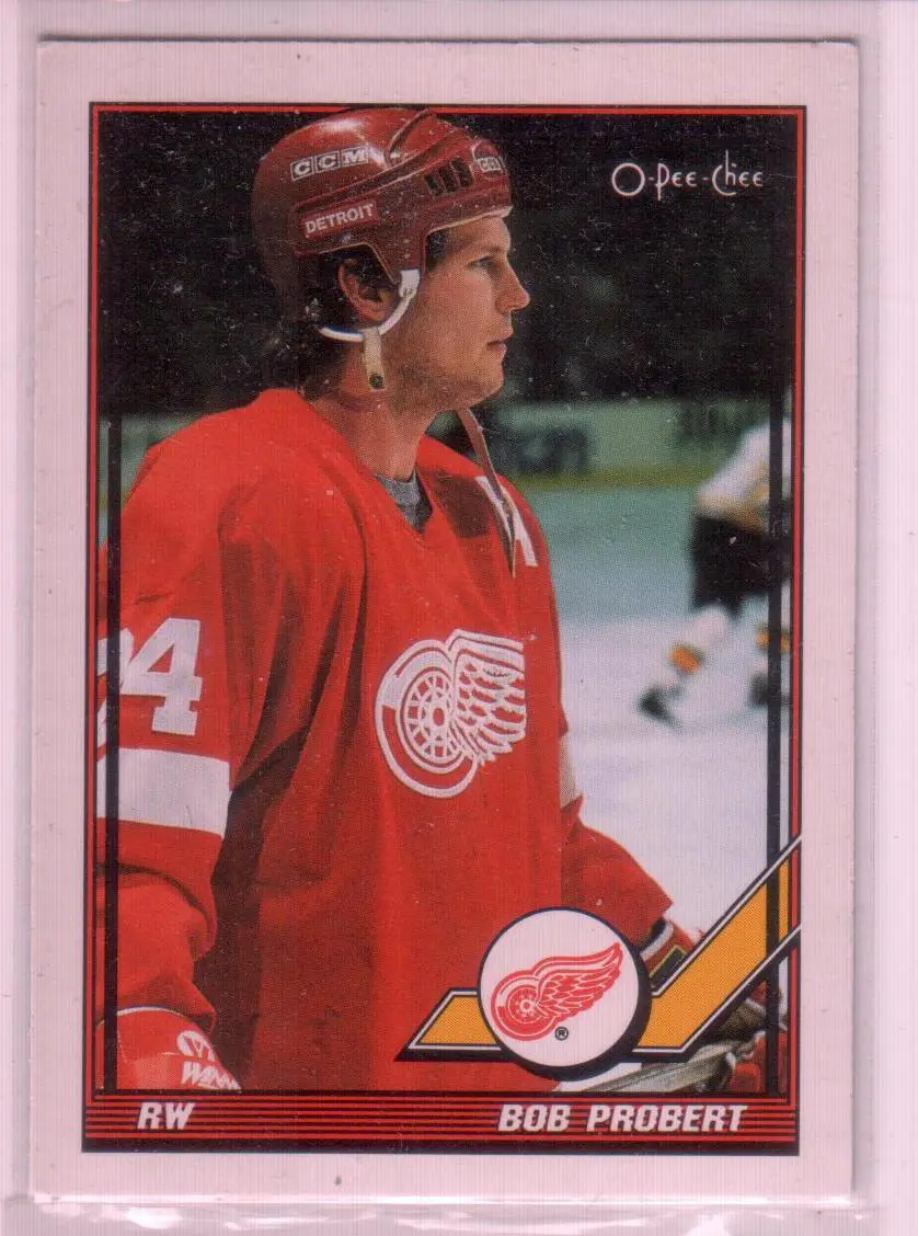 1991-92 O-Pee-Chee #198 Bob Probert