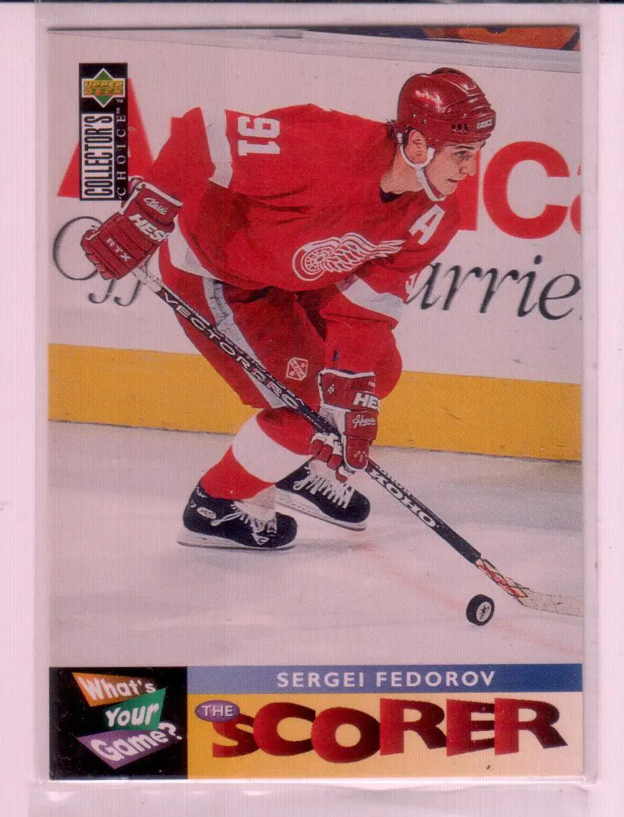 1995-96 Collector's Choice #365 Sergei Fedorov WYG