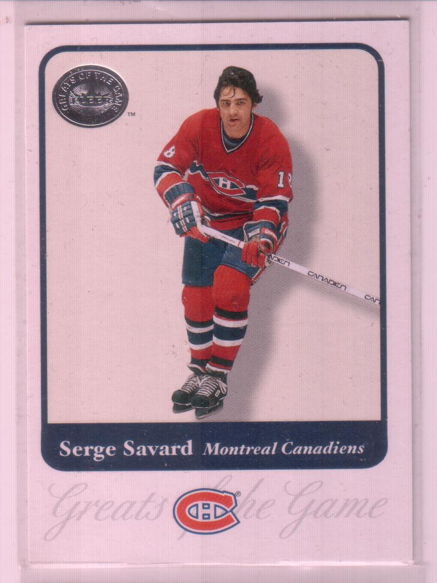 2001-02 Greats of the Game #85 Serge Savard