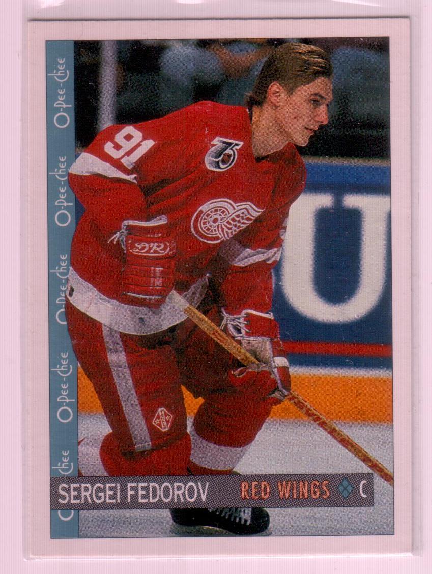 1992-93 O-Pee-Chee #195 Sergei Fedorov