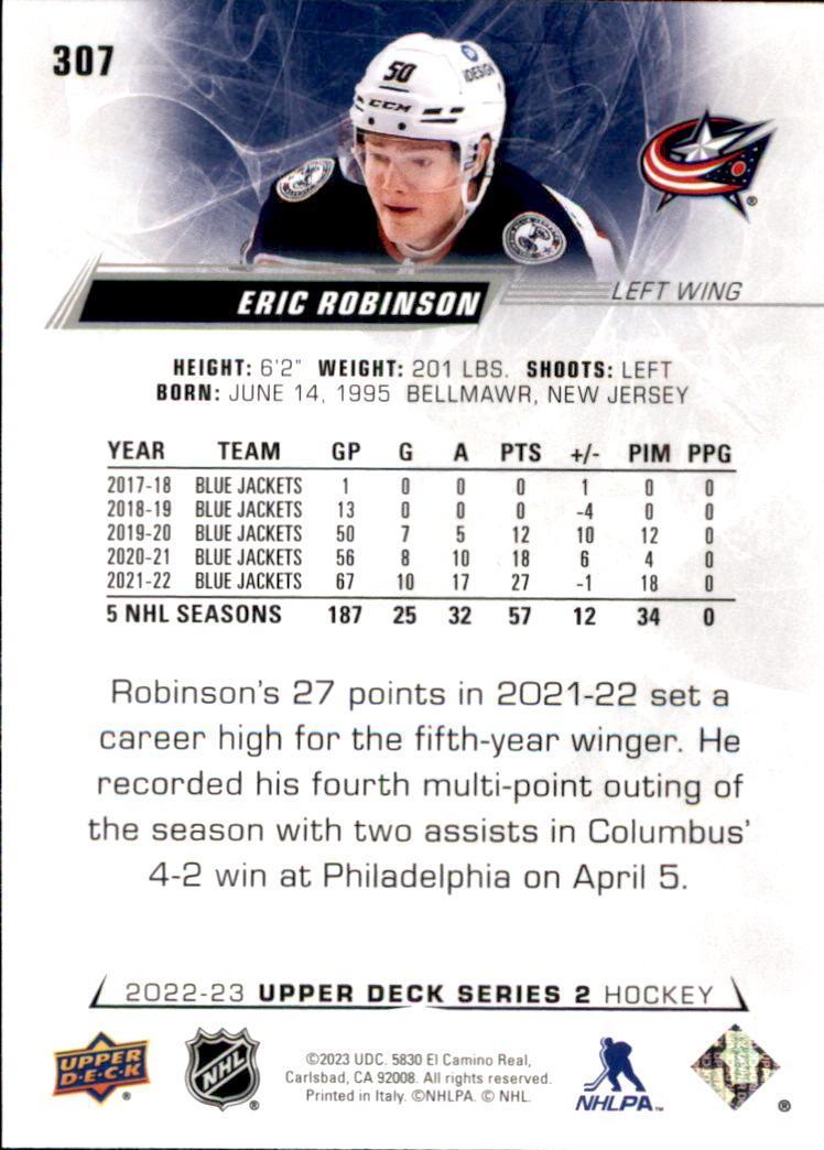 2022-23 Upper Deck #307 Eric Robinson 1