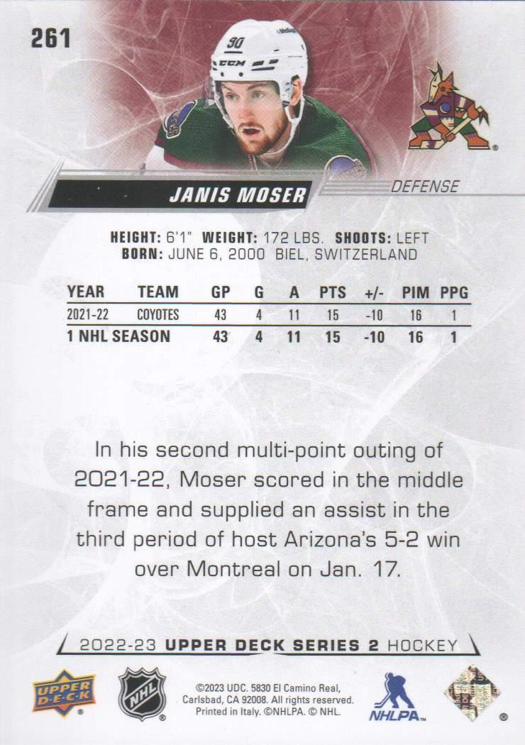 2022-23 Upper Deck #261 Janis Moser 1