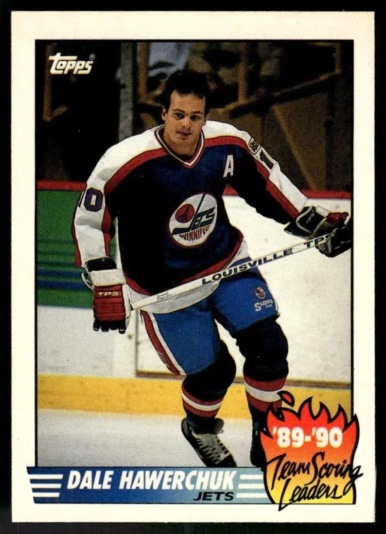 1990-91 Topps Team Scoring Leaders #11 Dale Hawerchuk