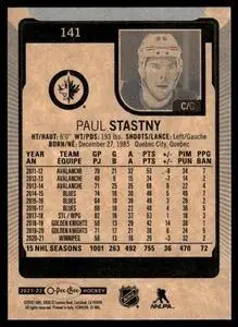2021-22 O-Pee-Chee #141 Paul Stastny 1
