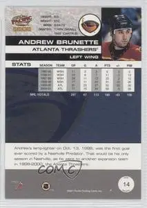 2001-02 Pacific #14 Andrew Brunette 1