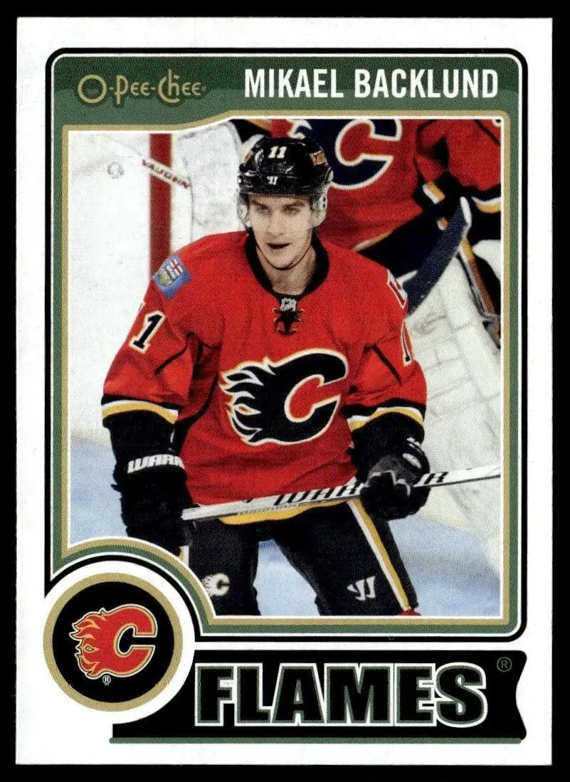 2014-15 O-Pee-Chee #301 Mikael Backlund