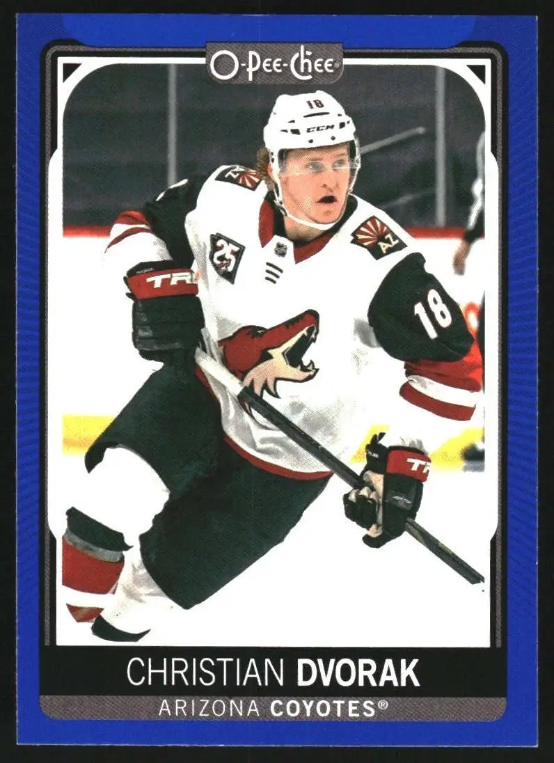 2021-22 O-Pee-Chee Blue #365 Christian Dvorak