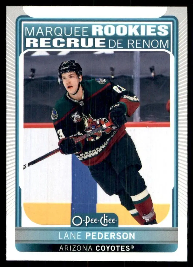 2021-22 O-Pee-Chee #503 Lane Pederson RC