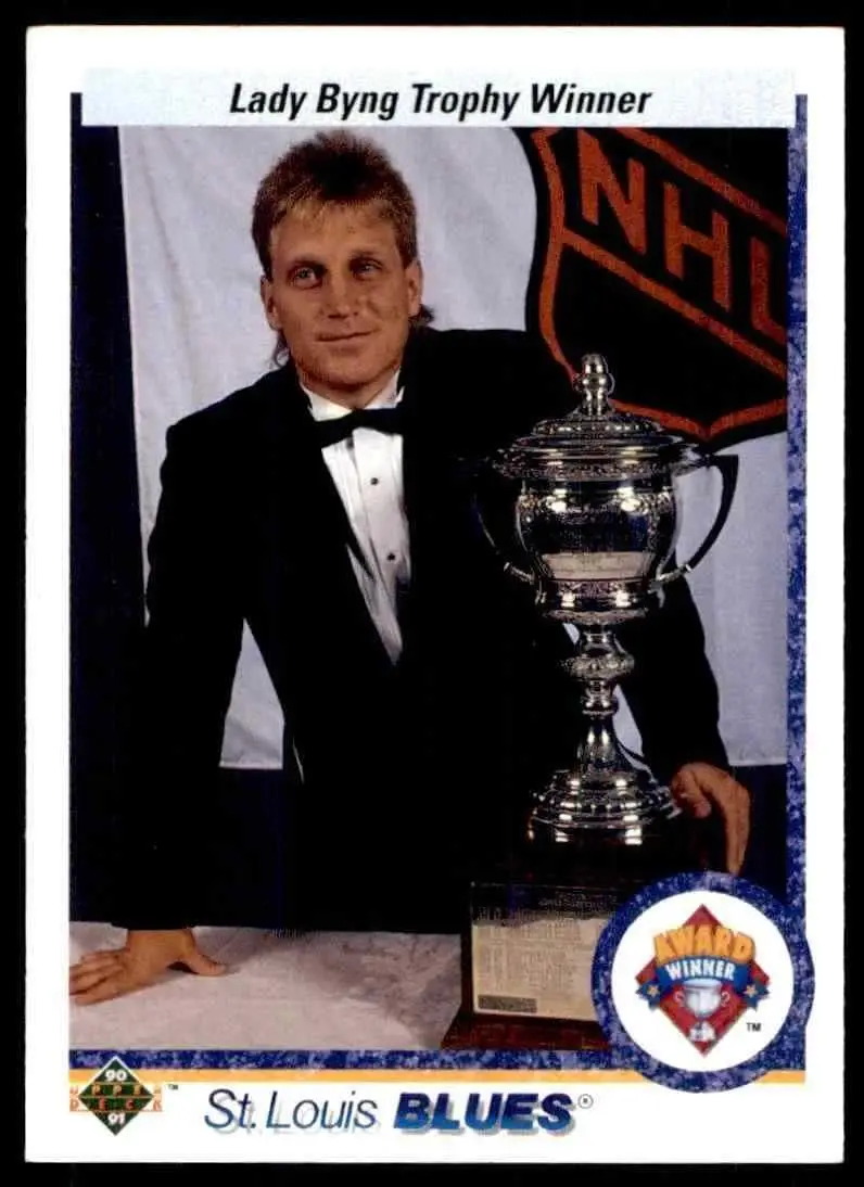 1990-91 Upper Deck #203 Lady Byng Trophy/Brett Hull