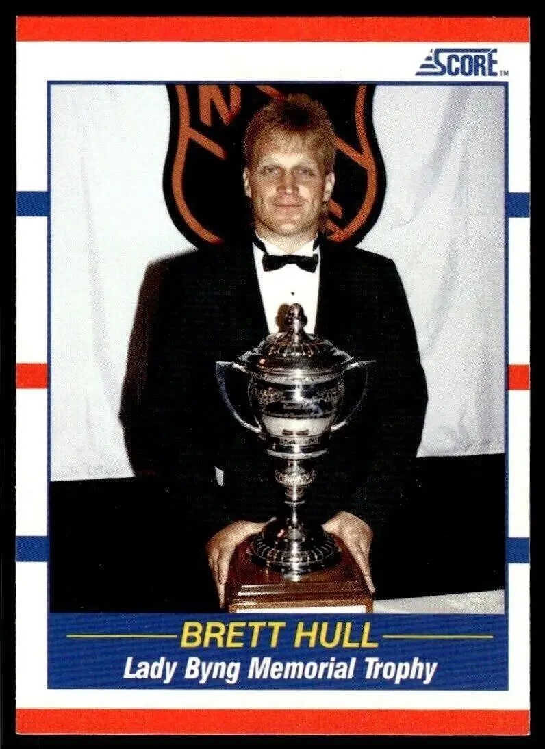 1990-91 Score #366 Brett Hull Byng