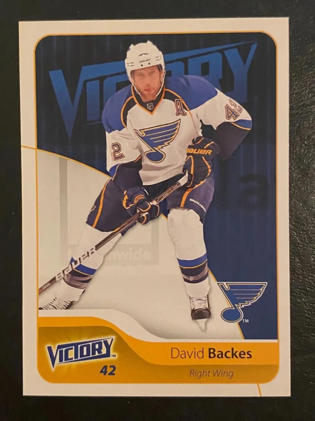 2011-12 Upper Deck Victory #165 David Backes