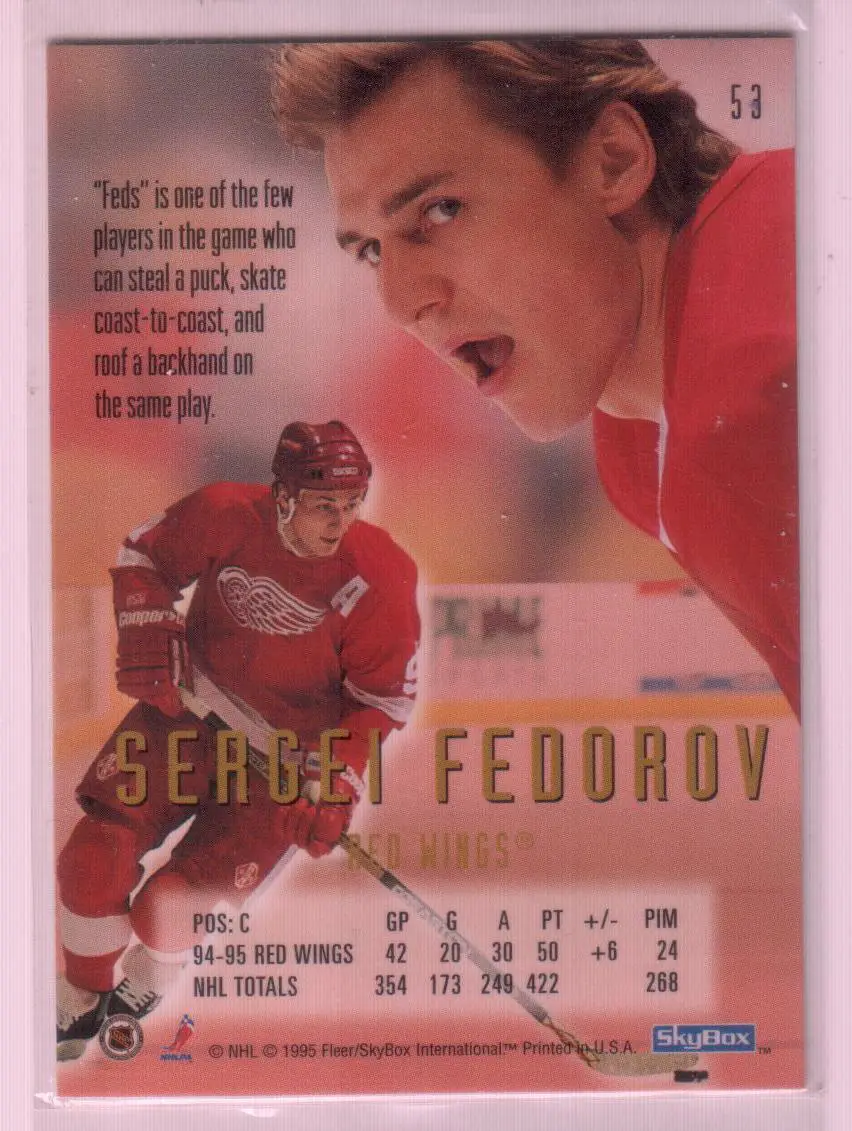 1995-96 Emotion #53 Sergei Fedorov 1