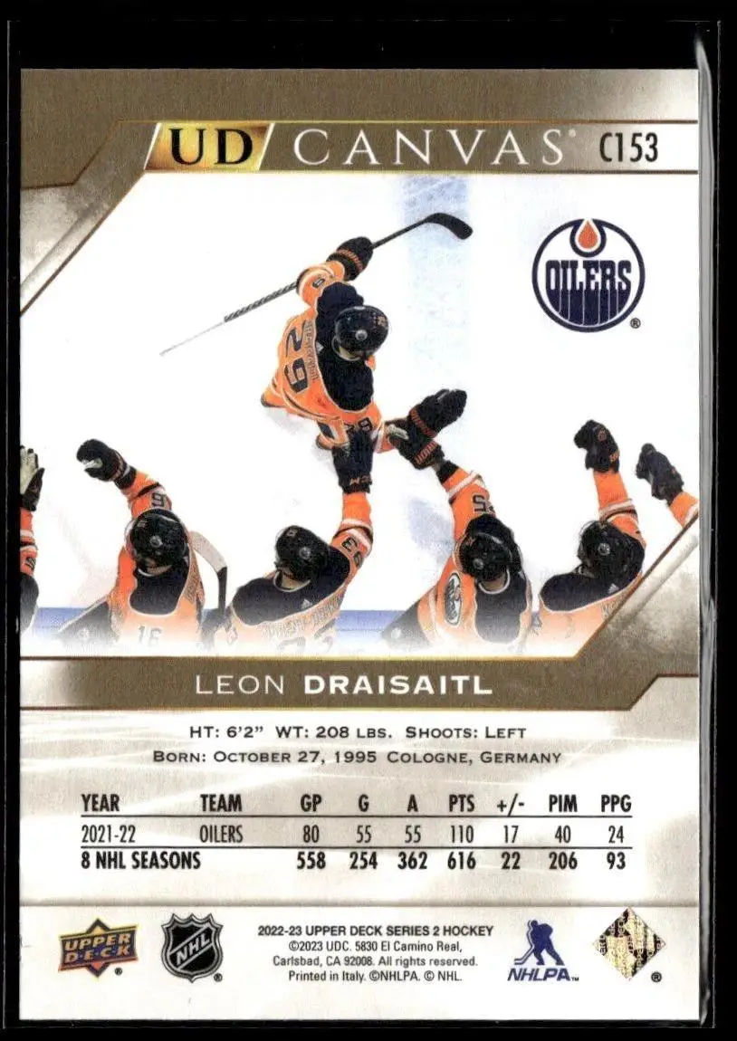 2022-23 Upper Deck UD Canvas #C153 Leon Draisaitl 1