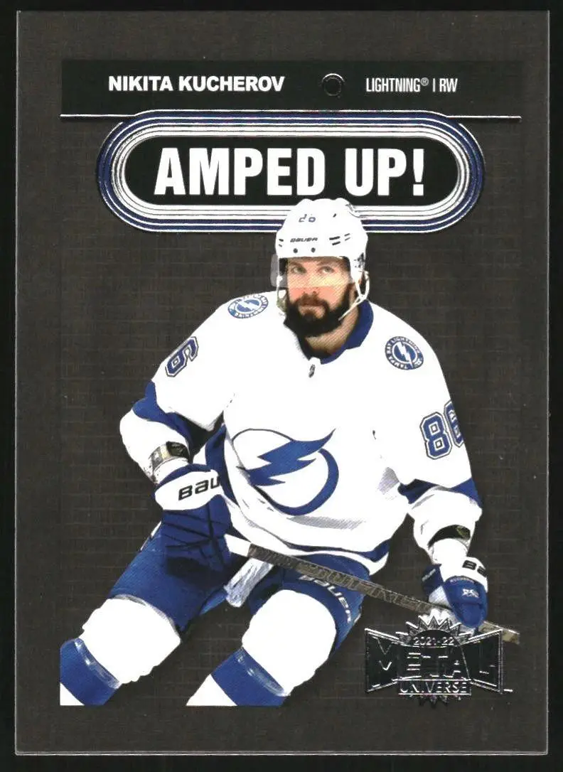 2021-22 Metal Universe Amped Up #AU6 Nikita Kucherov