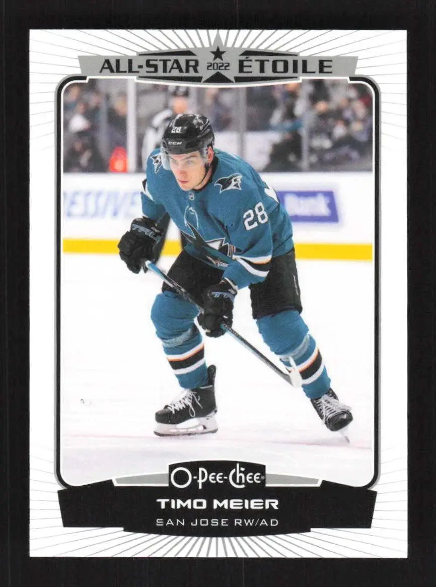 2022-23 O-Pee-Chee #537 Timo Meier AS