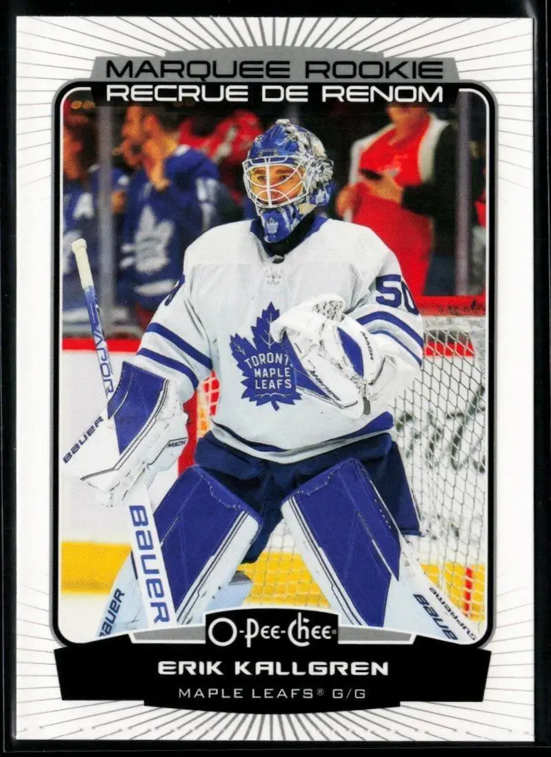2022-23 O-Pee-Chee #557 Erik Kallgren RC