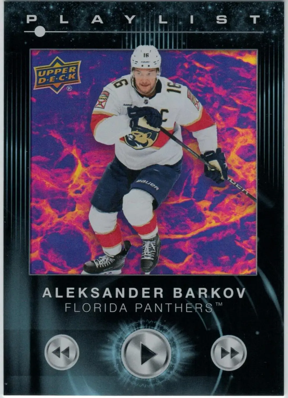 2024-25 Upper Deck Series 2 - Playlist - Speckle #PL-9 Aleksander Barkov