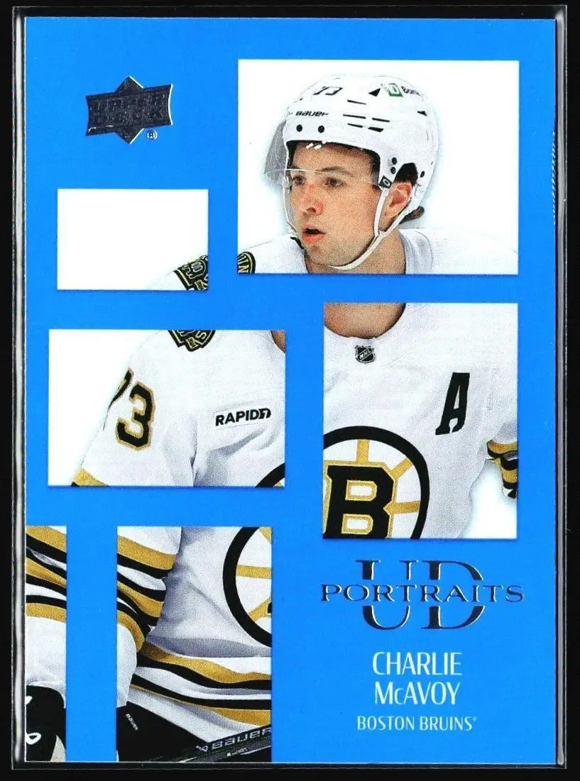 2024-25 Upper Deck Series 2 - UD Portraits #P36 Charlie McAvoy