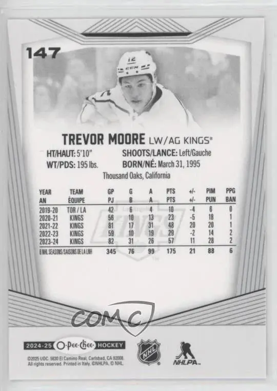2024-25 O-Pee-Chee - [Base] #147 Trevor Moore 1