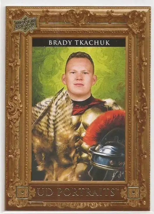 2023-24 Upper Deck Series 2 - UD Portraits #P32 Brady Tkachuk