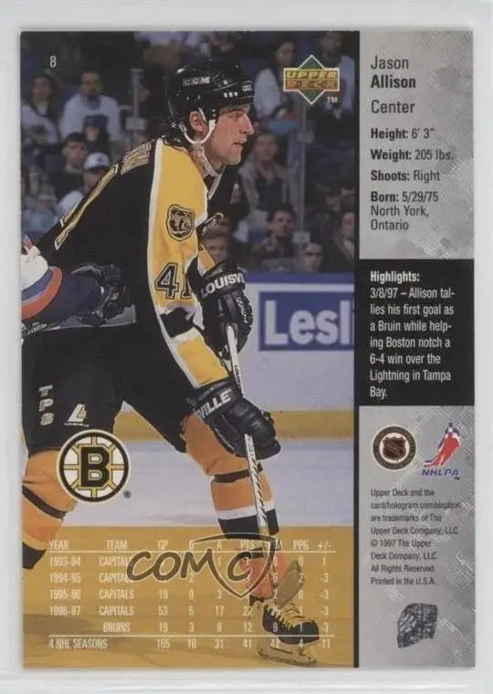 1997-98 Upper Deck #8 Jason Allison 1